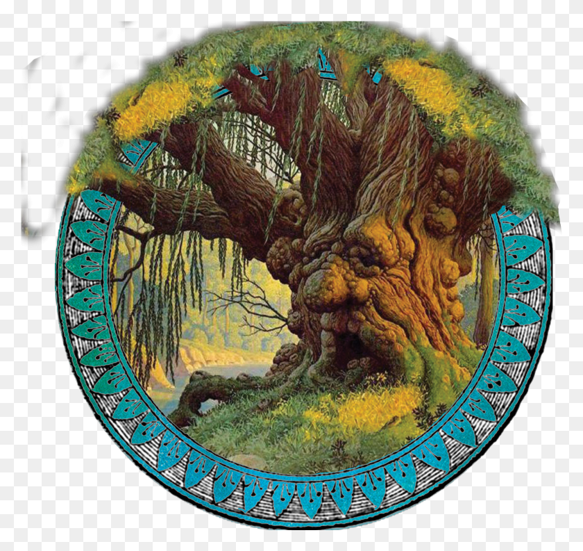 1544x1451 El Antiguo Roble Druida Árbol Jrr Tolkien Calendario Arte Hd Png