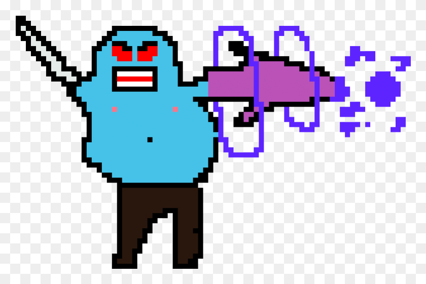781x501 The Angry Fat Man Fat Man Pixel Art, Text, Robot, Minecraft HD PNG Download