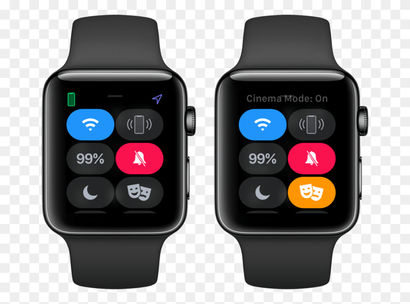 670x564 The Apple Watch Has A Tendency To Light Up At The Worst Watchos, Wristwatch, Mobile Phone, Phone HD PNG Download