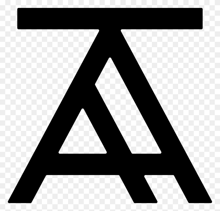2364x2262 Descargar Png El Logotipo Auricular Triángulo Negro, Símbolo, Texto, Símbolo De Estrella Hd Png