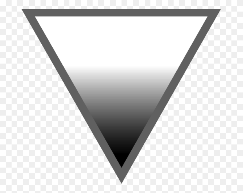 691x608 The Aven Triangle Is A Symbol Of Asexuality The Grey Triangle, Cocktail, Alcohol, Beverage HD PNG Download