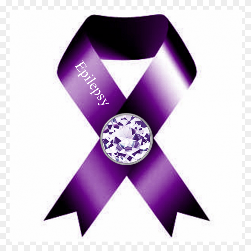 1281x1283 The Awareness Ribbon For Fibromyalgia Is Purple International Epilepsy Day 2018, Lamp, Accessories, Accessory HD PNG Download