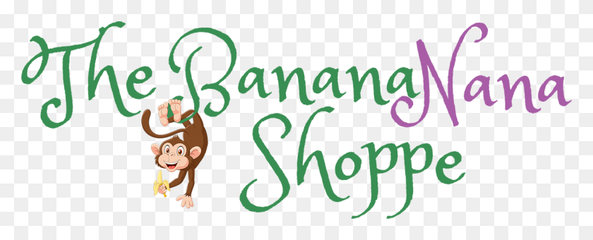 1200x432 The Banananana Shoppe Illustration, Text, Calligraphy, Handwriting HD PNG Download
