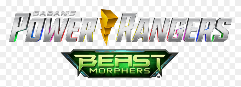 1630x508 El Logotipo De Beast Morphers Usa Letras De Color Verde Claro Power Rangers Logotipo De Beast Morphers, Word, Texto, Deporte Hd Png