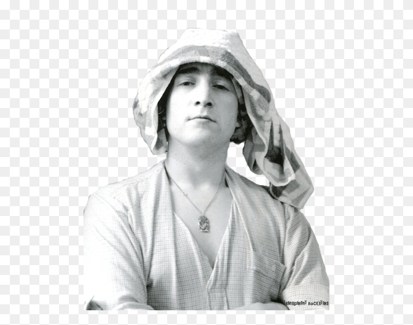 501x602 The Beatles Images The Beatles Wallpaper And Background Rare Young John Lennon, Clothing, Apparel, Necklace HD PNG Download