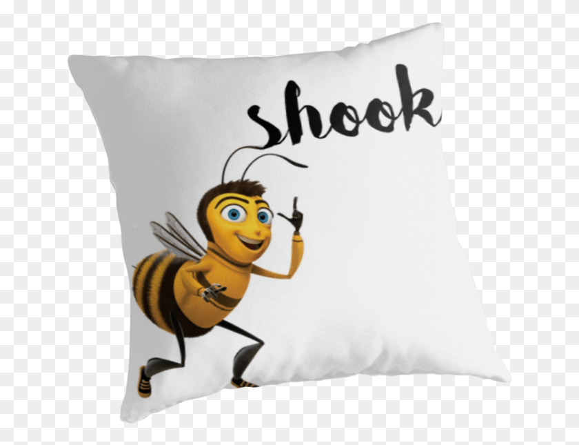 649x585 The Bee Movie Shook Meme Shook Script Bee Movie Memes, Pillow, Cushion, Honey Bee HD PNG Download