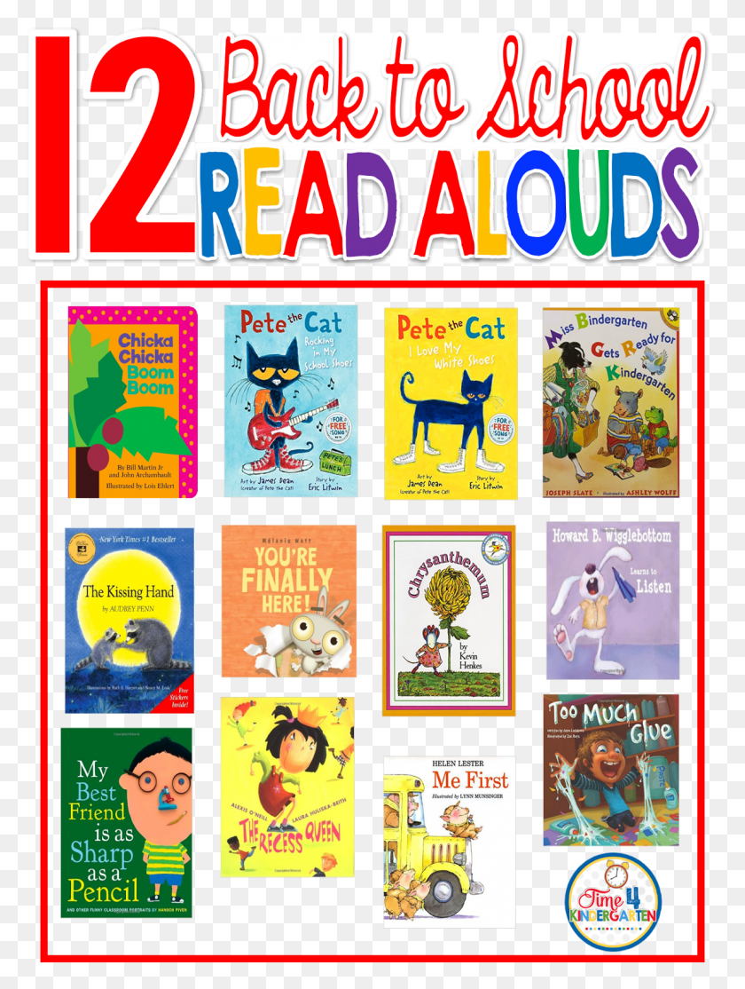 1184x1600 The Best Back To School Read Aloud Books Kindergarten Read Alouds, Text, Advertisement, Alphabet HD PNG Download