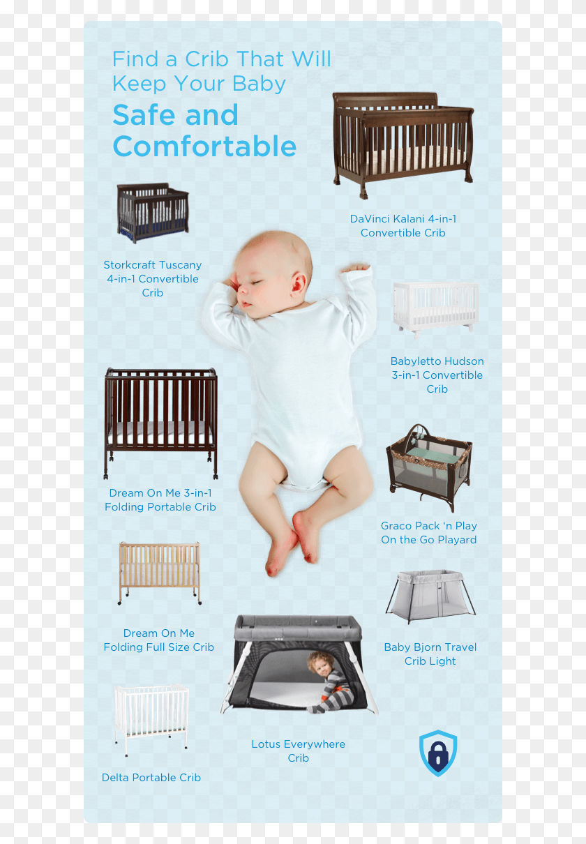 600x1150 The Best Crib Should Meet Strict Crib Safety Standards Cradle, Furniture, Person, Human HD PNG Download