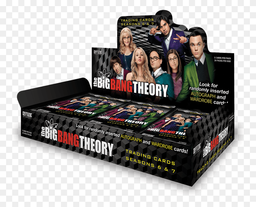 775x617 The Big Bang Theory Trading Cards Seasons 6 Amp Big Bang Theory Cards, Person, Human, Advertisement HD PNG Download
