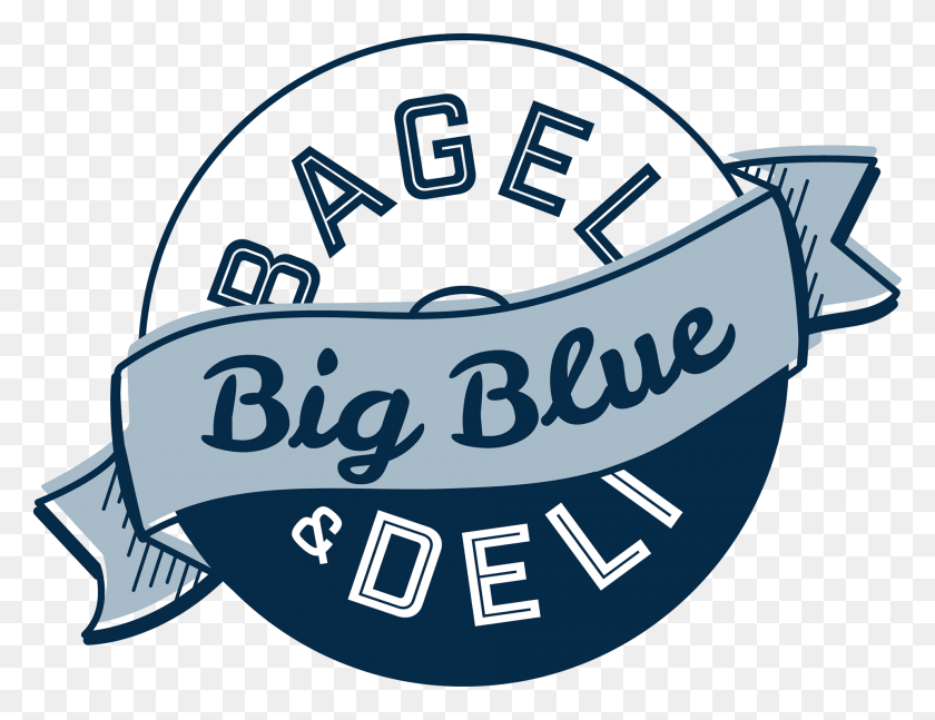 1920x1445 The Big Blue Bagel Logo And Stationery Suite Was Accepted, Symbol, Trademark, Text HD PNG Download