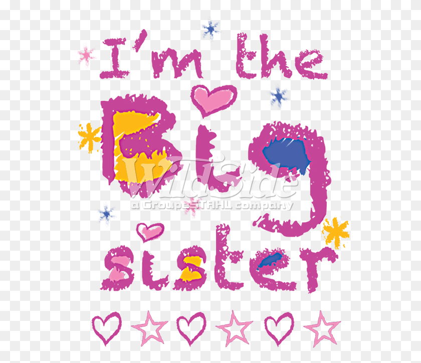 555x664 The Big Sister I M A Big Sister, Text, Poster, Advertisement HD PNG Download