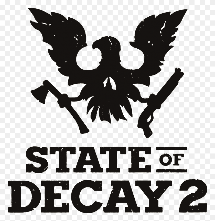 1227x1265 Птица - Слово State Of Decay 2 Название Прозрачный, Символ, Эмблема, Плакат Hd Png Скачать