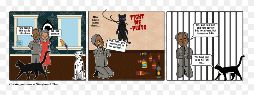 1153x377 The Black Cat Cartoon, Person, Human, Horse HD PNG Download