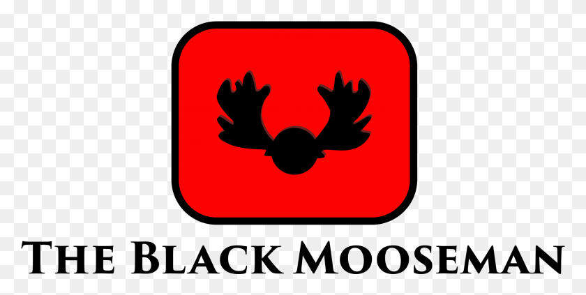 3031x1412 The Black Mooseman Reverbnation Illustration, Label, Text, Symbol HD PNG Download