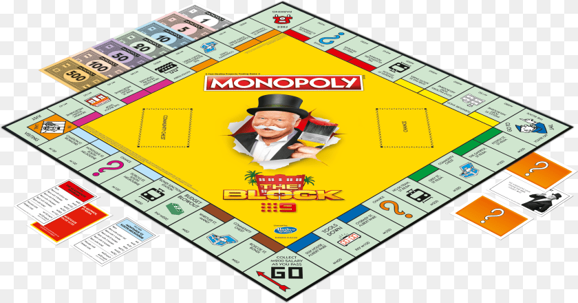 3436x1798 The Block Monopoly Edition Giftbox Block Monopoly, Adult, Person, Man, Male Transparent PNG