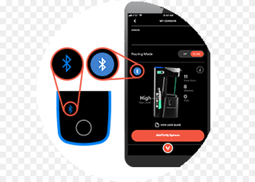 600x600 The Bluetooth Icon On The Model Eleven And Iphone Screen Mobile Phone, Computer Hardware, Electronics, Hardware, Mobile Phone Transparent PNG