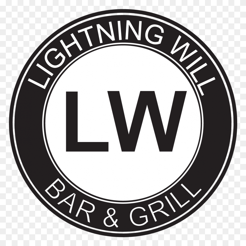 1285x1286 Бобби Буше В Lightning Will Bar Amp Grill In Circle, Логотип, Символ, Товарный Знак Hd Png Скачать