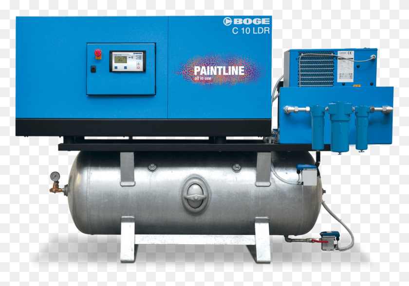 904x614 The Boge Paintline Produces Extremely Clean Oil Free Compressor, Machine, Motor, Lathe HD PNG Download