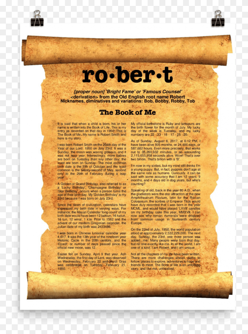 818x1126 The Book Of Me Poster, Scroll, Menu, Text HD PNG Download