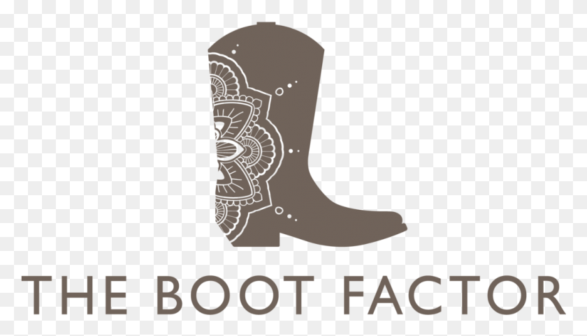 1001x542 The Boot Factor Logo Brown Large, Clothing, Apparel, Footwear HD PNG Download