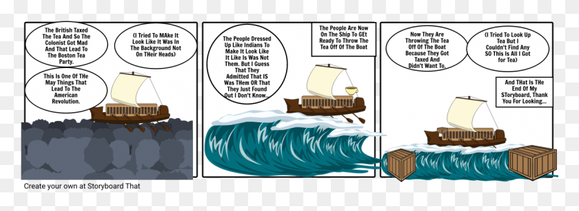 1161x369 The Boston Tea Party Cartoon, Sea, Outdoors, Water HD PNG Download