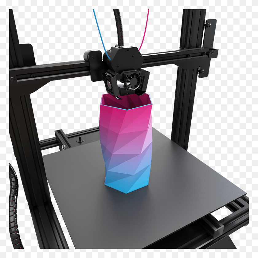 1400x1400 The Bowden Mix Color 3d Printer, Tabletop, Furniture HD PNG Download