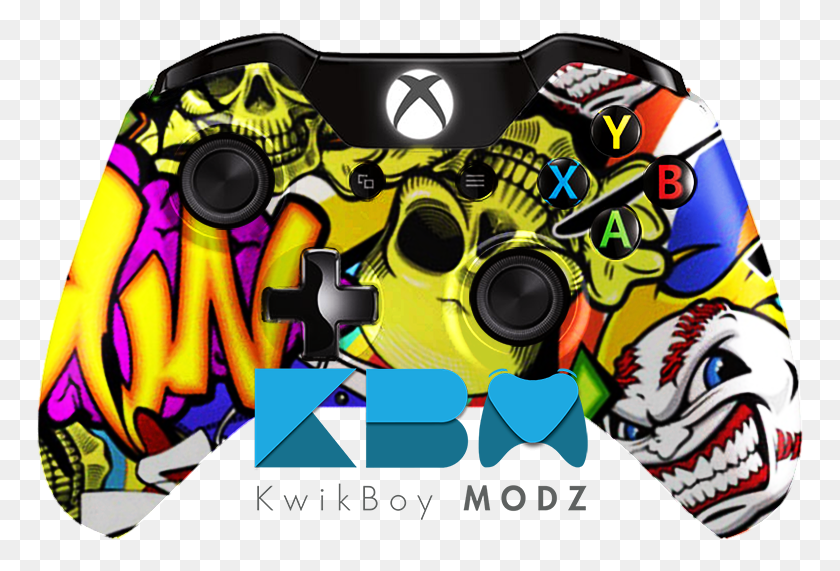 769x511 The Brand New Graffiti Xbox One Controller Is Now Available Customized Xbox Controller, Graphics, Electronics HD PNG Download