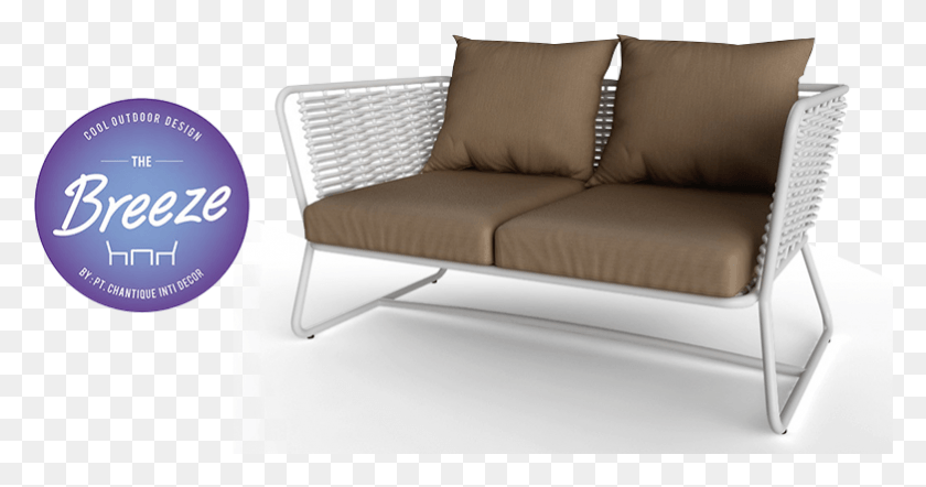 782x383 The Breeze Studio Couch, Furniture, Cushion, Chair HD PNG Download