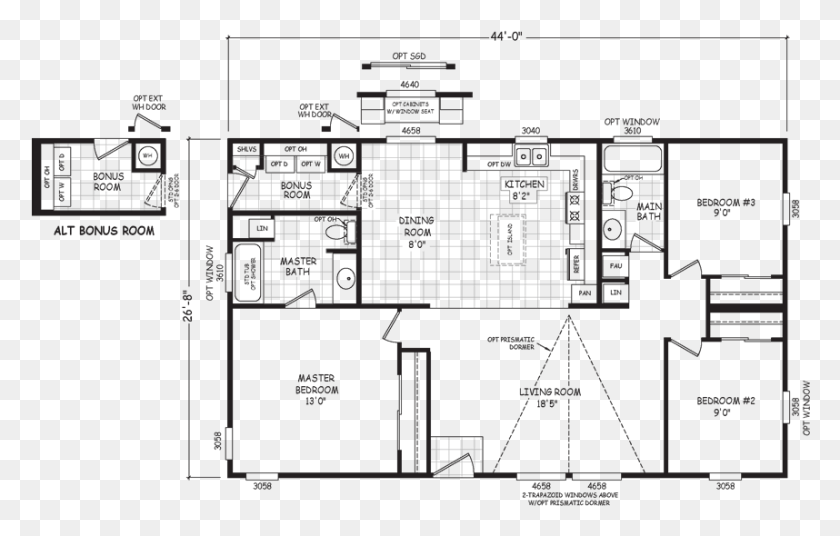 858x524 Descargar Png El Modelo Brookhart Tiene 3 Dormitorios Y 2 Baños Planos De Piso Mm, Parcela, Diagrama, Plano De Planta Hd Png