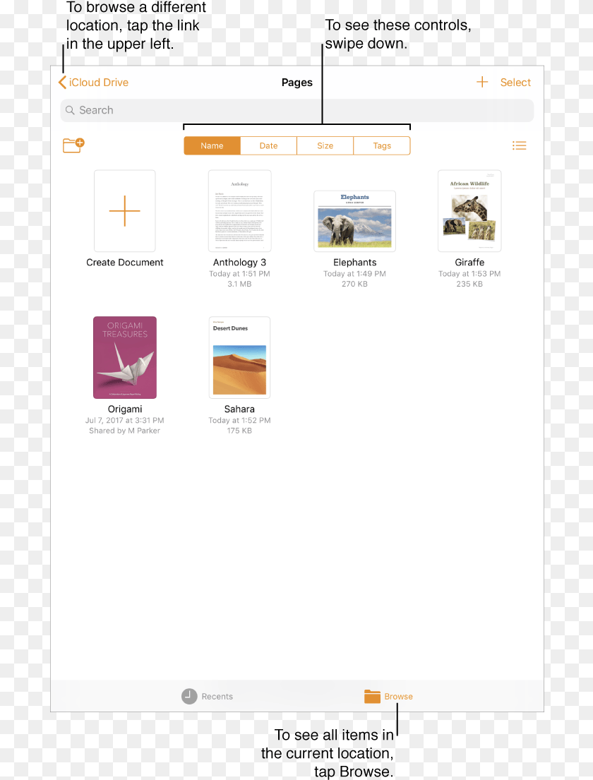 701x1105 The Browse View Of The Document Manager With A Location Document, File, Page, Text, Webpage Transparent PNG