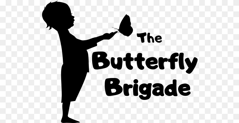 The Butterfly Brigade, Gray Sticker PNG