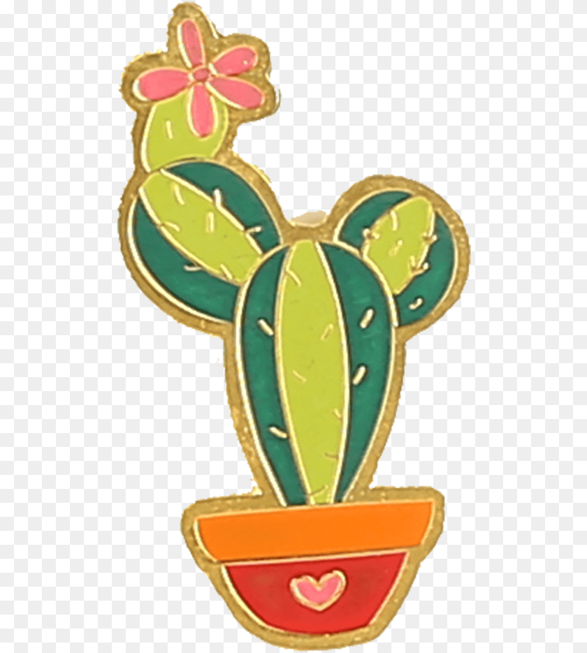 513x935 The Cactus Flower Pin Prickly Pear, Plant Sticker PNG