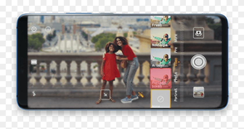 1201x593 The Camera Allows You To Shoot Videos With Bokeh Effect Ai, Person, Clothing, Face HD PNG Download