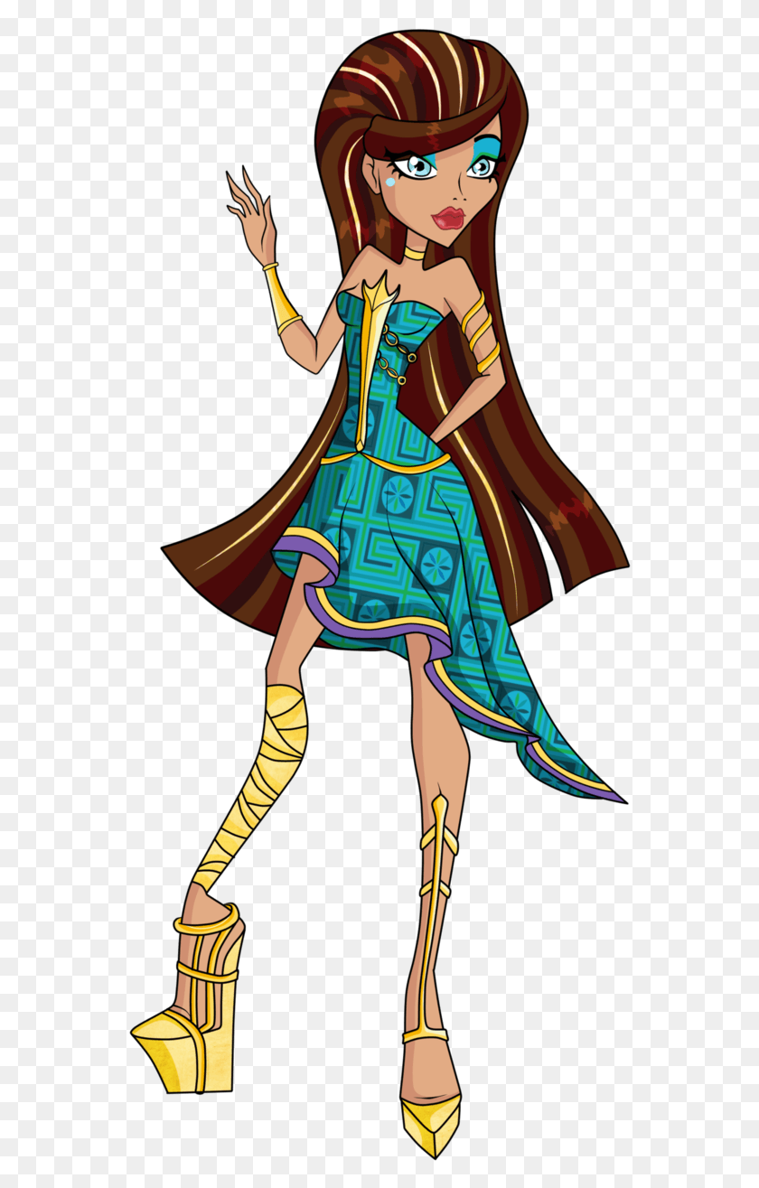 556x1255 The Canterville College Cleo De Nile By Costantstyle D5c5be9 Monster High Cleo De Nile, Clothing, Apparel, Cloak HD PNG Download