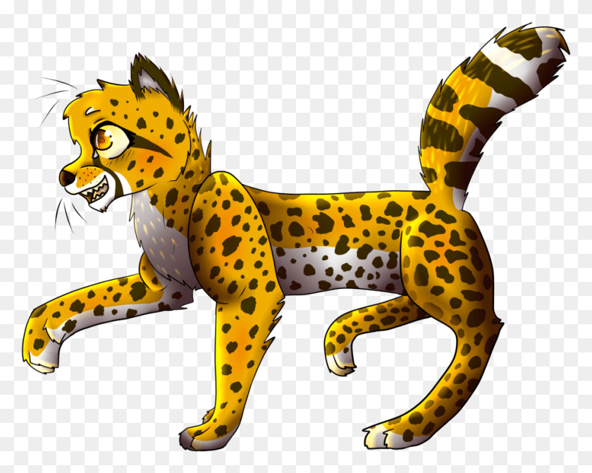 952x746 The Cheetah King By Stingfish Cartoon Cheetah Transparent, Dinosaur, Reptile, Animal HD PNG Download