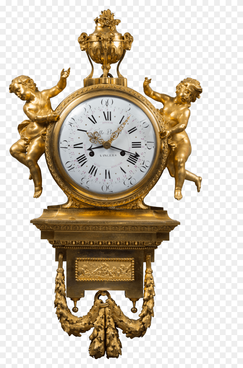 1790x2788 The Cherubs Wall Cartel Clock Louis Xvi Period Quartz Clock HD PNG Download
