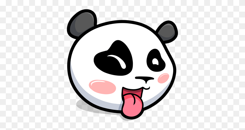 385x386 The Chichi Panda Sticker Pack By Cute Panda Town Cartoon, Label, Text, Stencil HD PNG Download