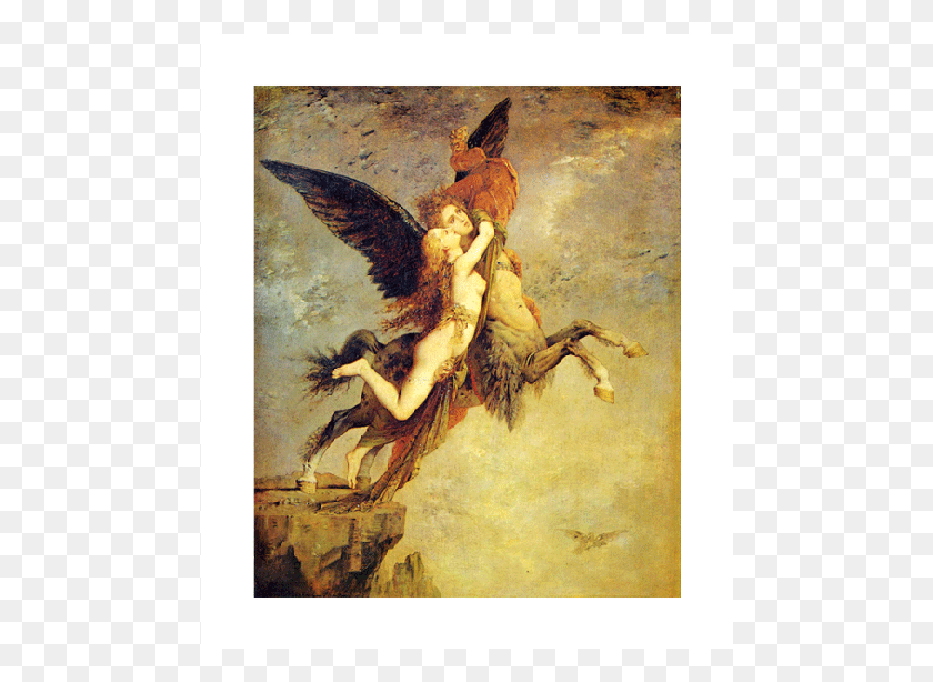 480x554 The Chimera La Chimre Gustave Moreau, Bird HD PNG Download