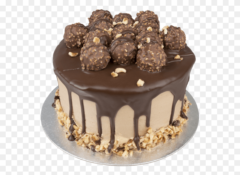 557x552 Шоколадный Торт С Фундук И Трюфелем, Десерты, Шоколадный Торт, Десерт, Еда, Торт Ко Дню Рождения Png Скачать
