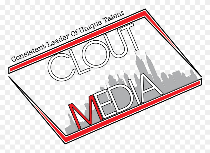 1569x1116 The Clout Media Logo Appears On The Front, Text, Label, Symbol HD PNG Download