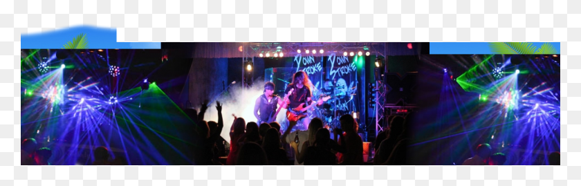 1205x324 The Club At Live Bait Rock Concert, Person, Human, Guitar HD PNG Download