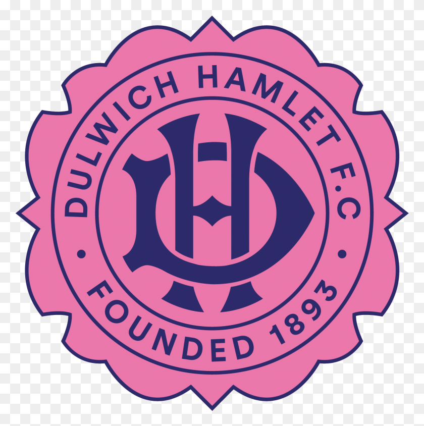 1370x1378 Логотип Футбольного Клуба Dulwich Hamlet, Логотип, Символ, Товарный Знак Png Скачать