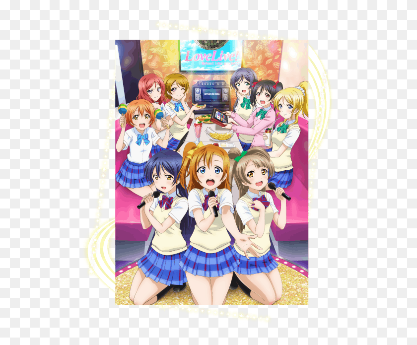 509x635 The Collaboration Is Called The Love Live Let39s Sing, Manga, Comics, Book HD PNG Download