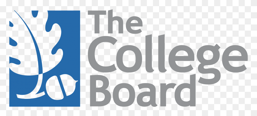 2148x879 The College Board Logo Transparent College Board Logo, Text, Number, Symbol HD PNG Download