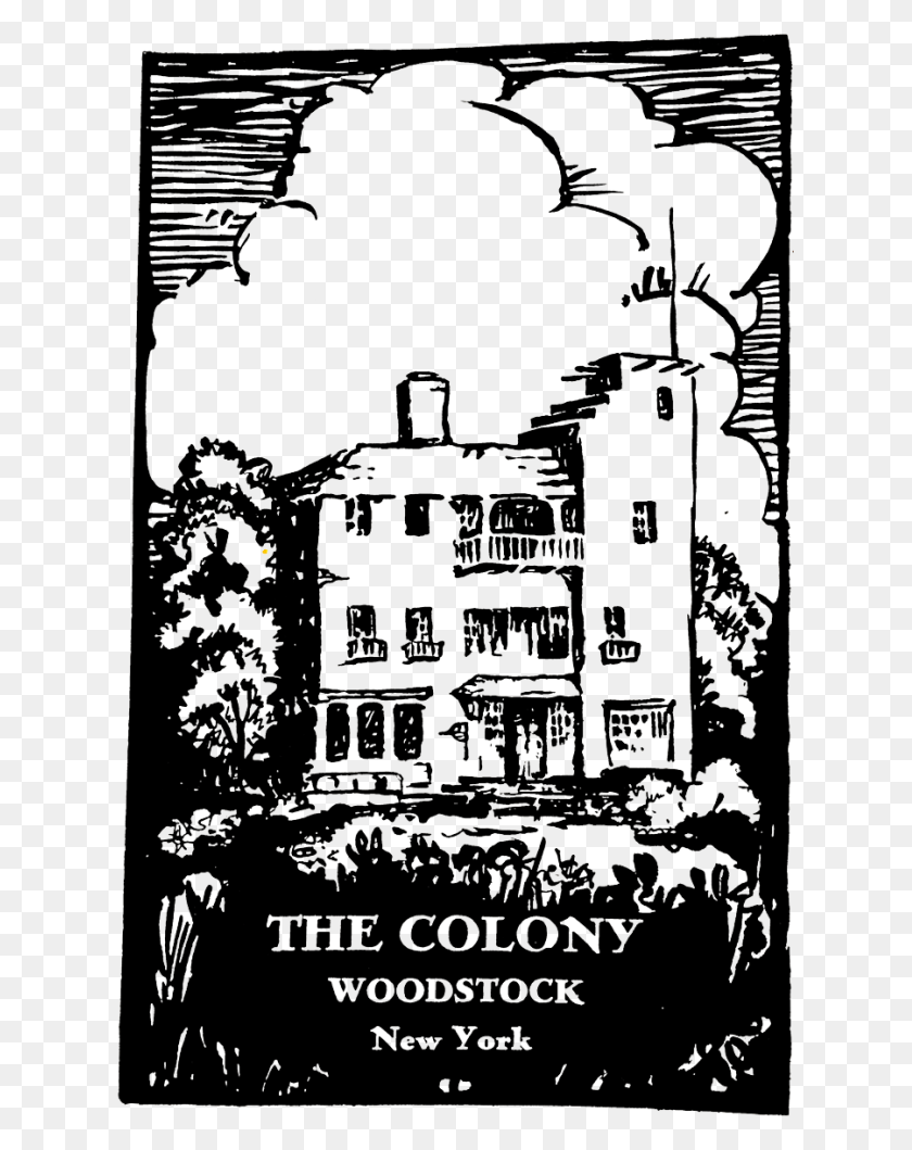 625x999 The Colony Live Music Venue Bar Woodstock New York Illustration, Poster, Advertisement, Building HD PNG Download