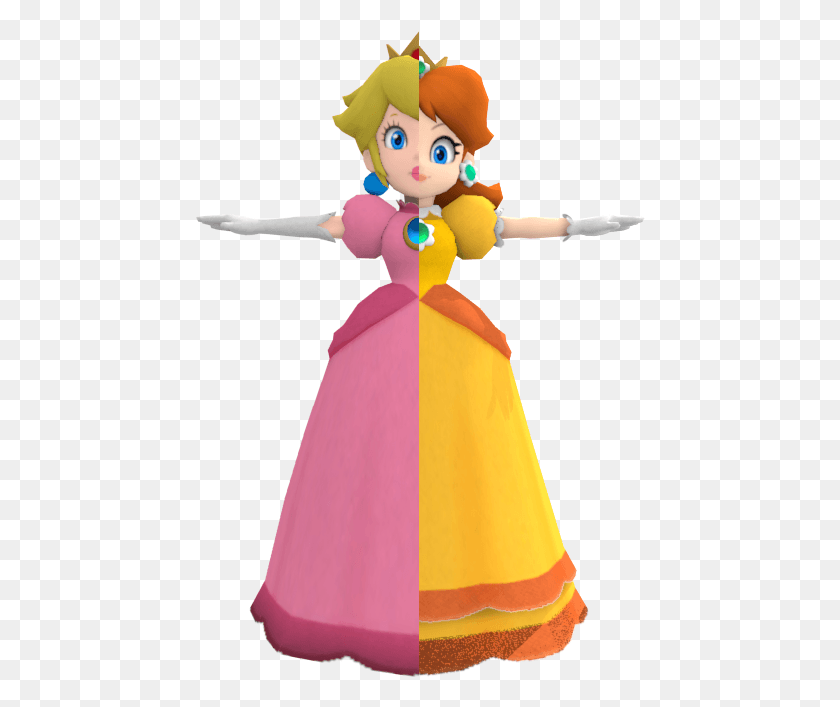 450x647 The Colors Are Fine Peach Daisy Rosalina, Doll, Toy, Clothing HD PNG Download