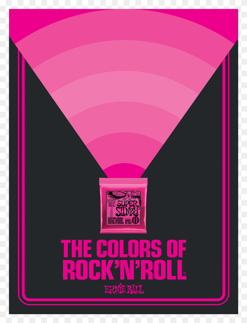 1501x2001 Descargar Png / Los Colores De Rock39N39Roll Super Slinky Poster Ernie Ball Los Colores De Rock N Roll, Papel, Publicidad, Texto Hd Png