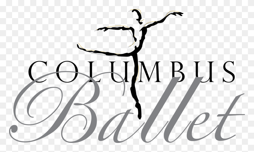 1586x904 The Columbus Ballet Columbus Ballet, Text, Calligraphy, Handwriting HD PNG Download
