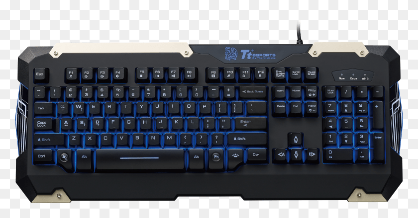 3518x1710 The Commander Gaming Gear Combo With Enhancements On Tt Esports Commander Keyboard HD PNG Download