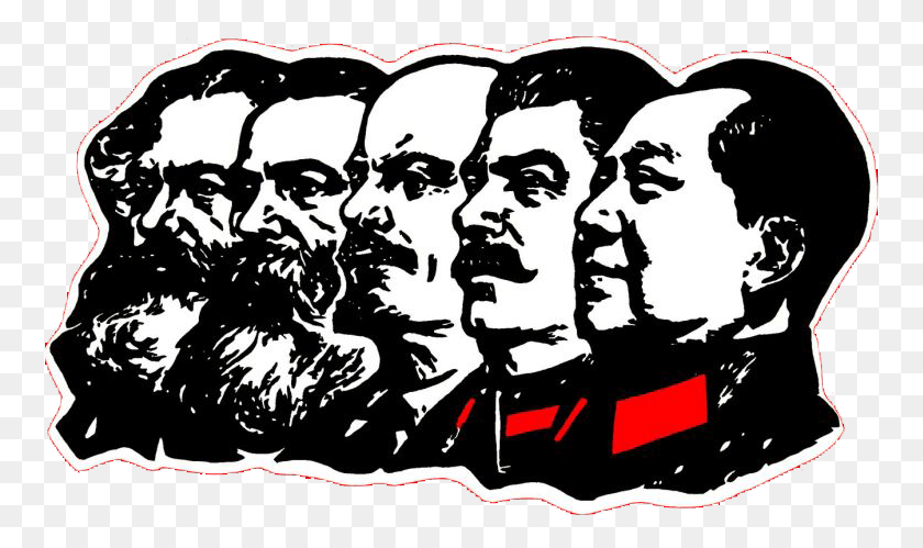 758x439 Коммунистическая Партия Непала Маркс Энгельс Ленин Сталин Мао, Этикетка, Текст, Плакат Hd Png Скачать
